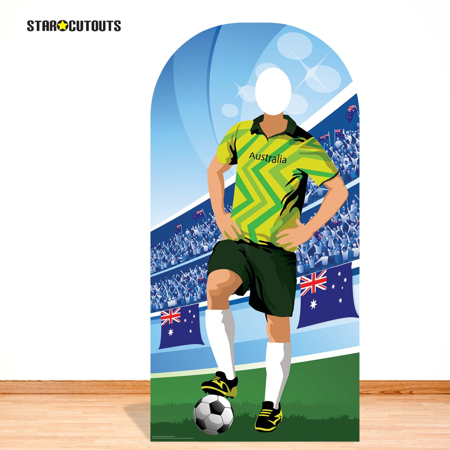 SC4944 Austrailia Football World Tournament Cup Stand-in Cardboard Cutout Height 190cm
