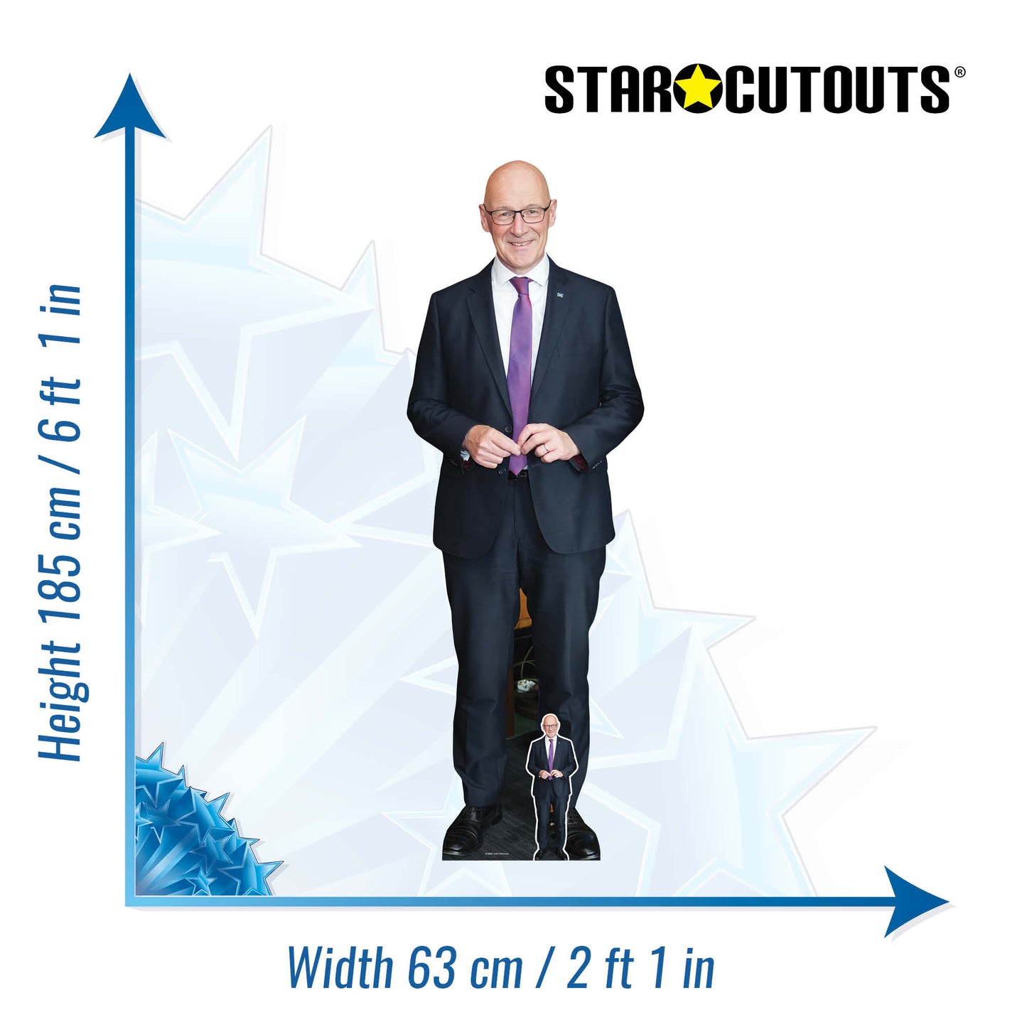 SC4961 John Swinney Lifesize Cardboard Cutout Height 185cm