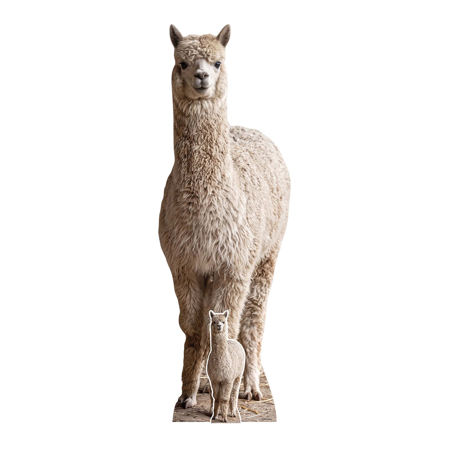 SC4972 Alpaca in Mountain Cardboard Cutout Height 159cm