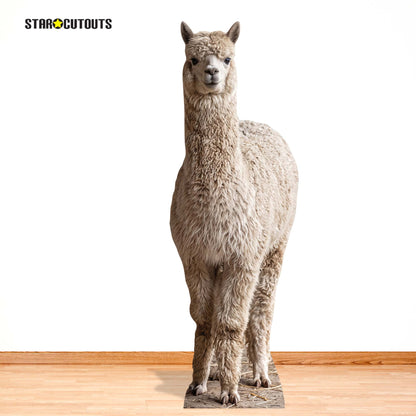 SC4972 Alpaca in Mountain Cardboard Cutout Height 159cm