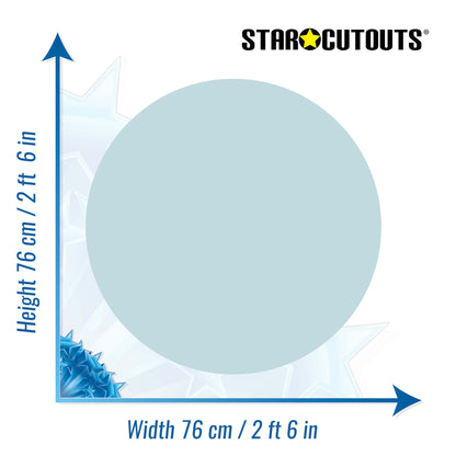 SC5000-x-m-005 Plain Medium Correx Circle - Duck Egg Height 76 cm Width 76 cm