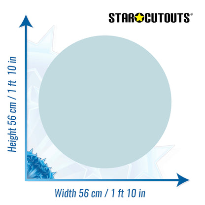 SC5000-x-s-005 Plain Small Correx Circle - Duck Egg Height 56 cm Width 56 cm