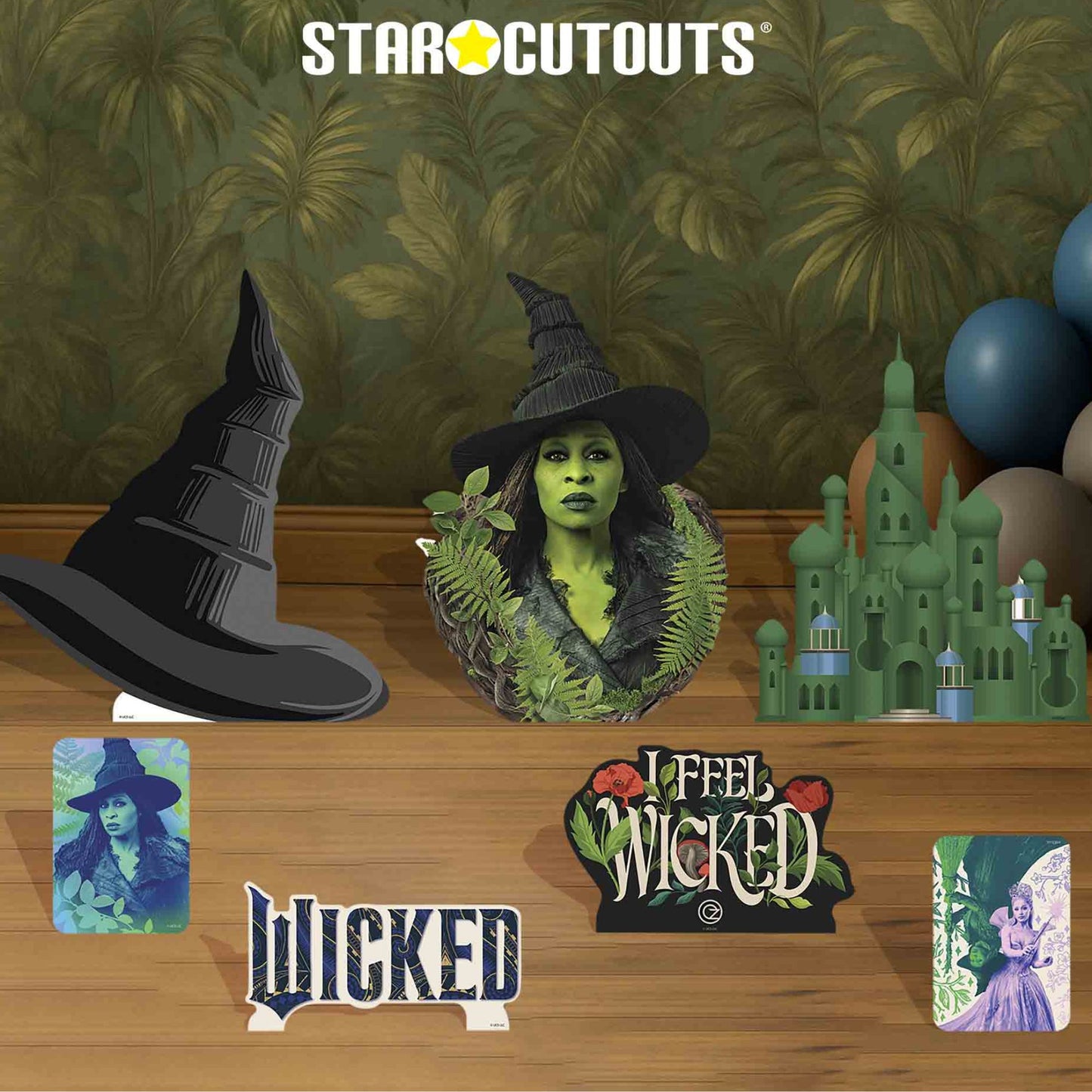 SC4856	Wicked For Good Elphaba Star Mini Bundle (Multi-Function)  Cardboard Cutouts
