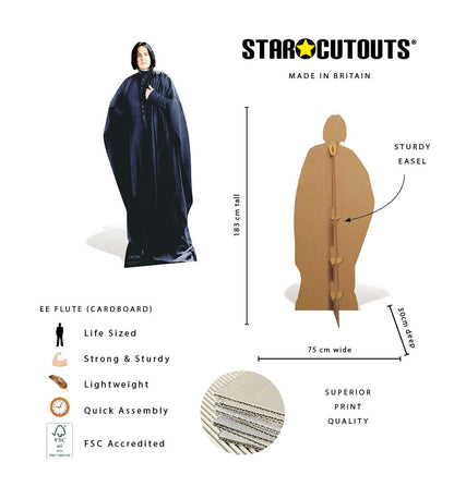 SC642 Severus Snape Cardboard Cut Out Height 183cm