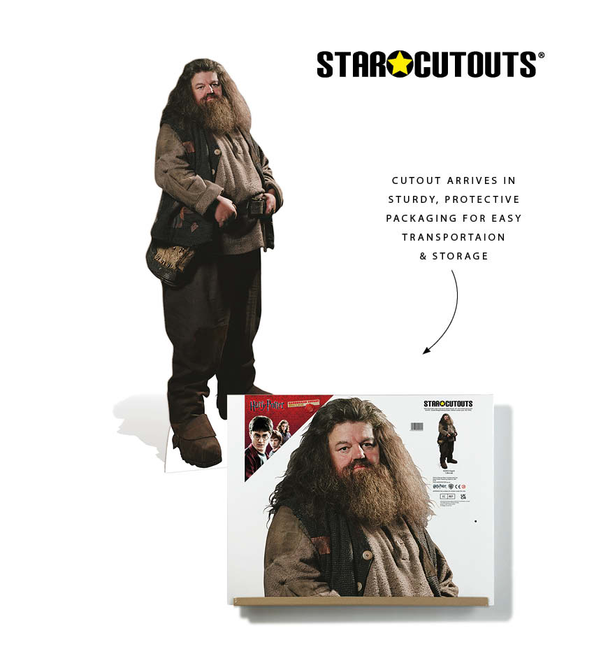SC643 Hagrid Cardboard Cut Out Height 195cm
