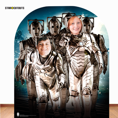 SC661 Cyberman Stand In child Cardboard Cut Out Height 115cm