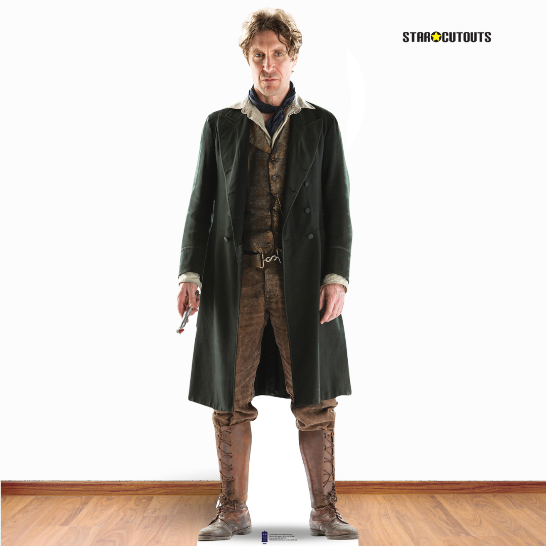 SC706 The 8th Doctor Paul McGann 50th Anniversary Cardboard Cut Out Height 185cm