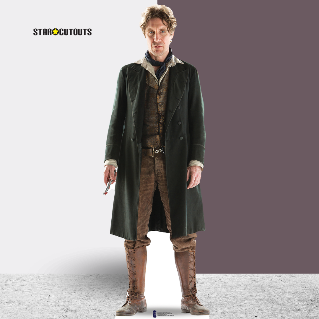 SC706 The 8th Doctor Paul McGann 50th Anniversary Cardboard Cut Out Height 185cm