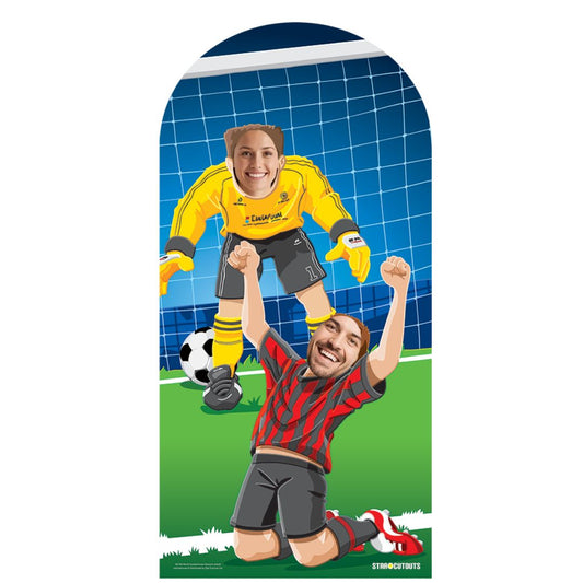 SC708 World Football Event Stand In Adult Cardboard Cutout Height 192cm