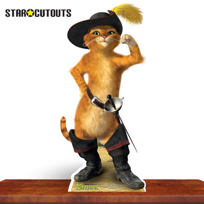 SC789 Puss in Boots Cardboard Cut Out Height 91cm