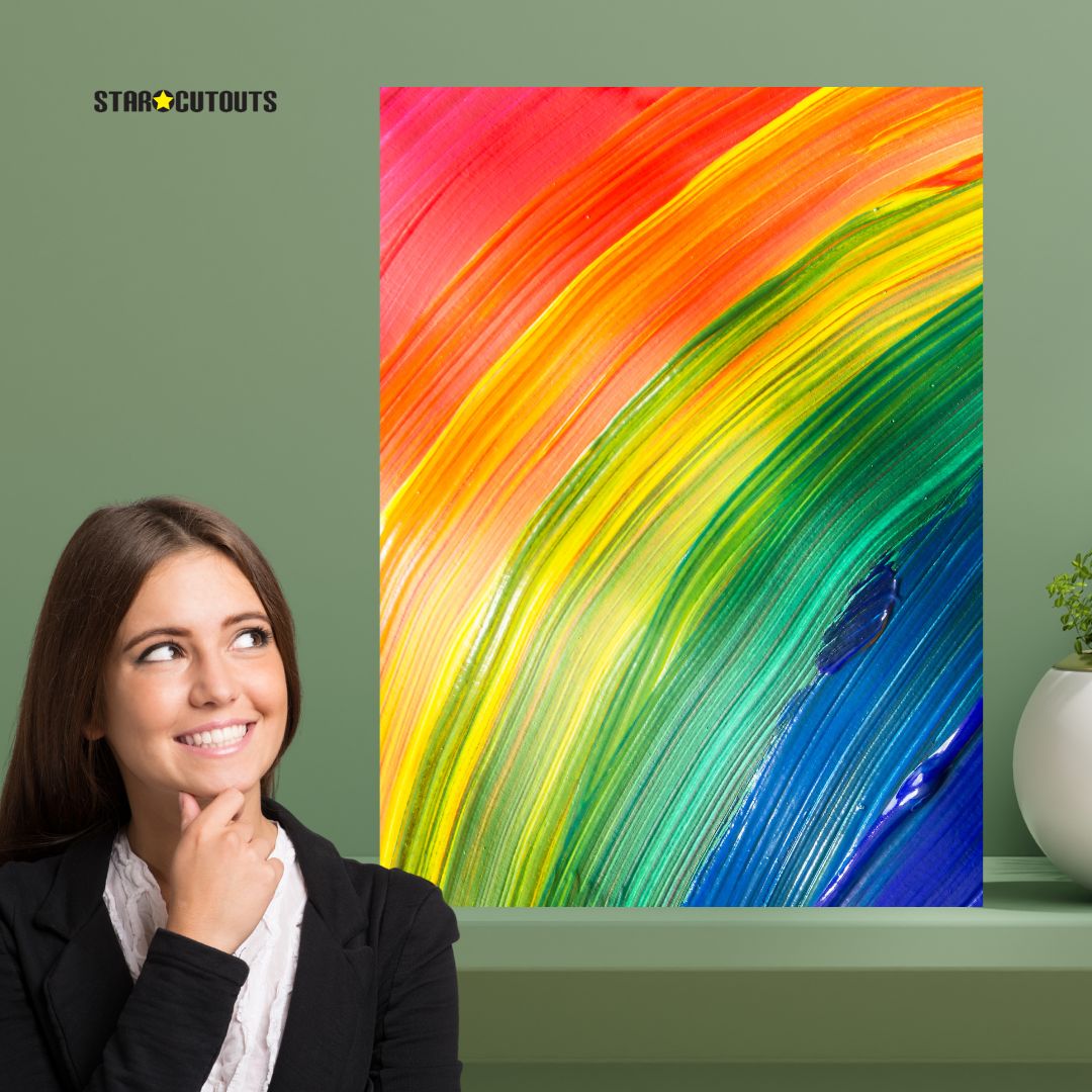 SCB001 -A1 Large Printed Rigid Rectangle Board, Poster, Sign  Cardboard Cut Out Height 59.4cm