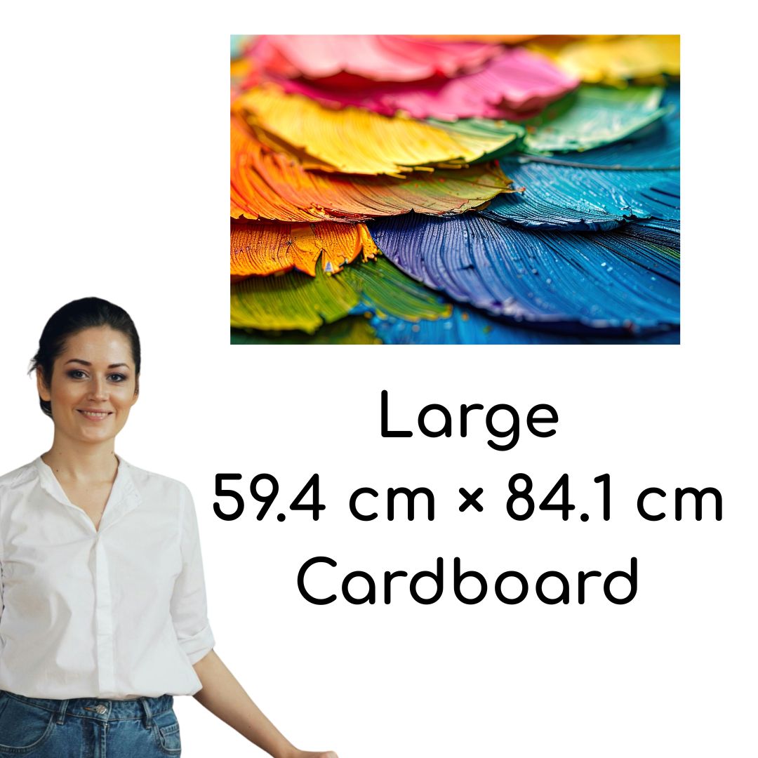 SCB001-A1 Large Printed Rigid Rectangle Board, Poster, Sign Cardboard ...