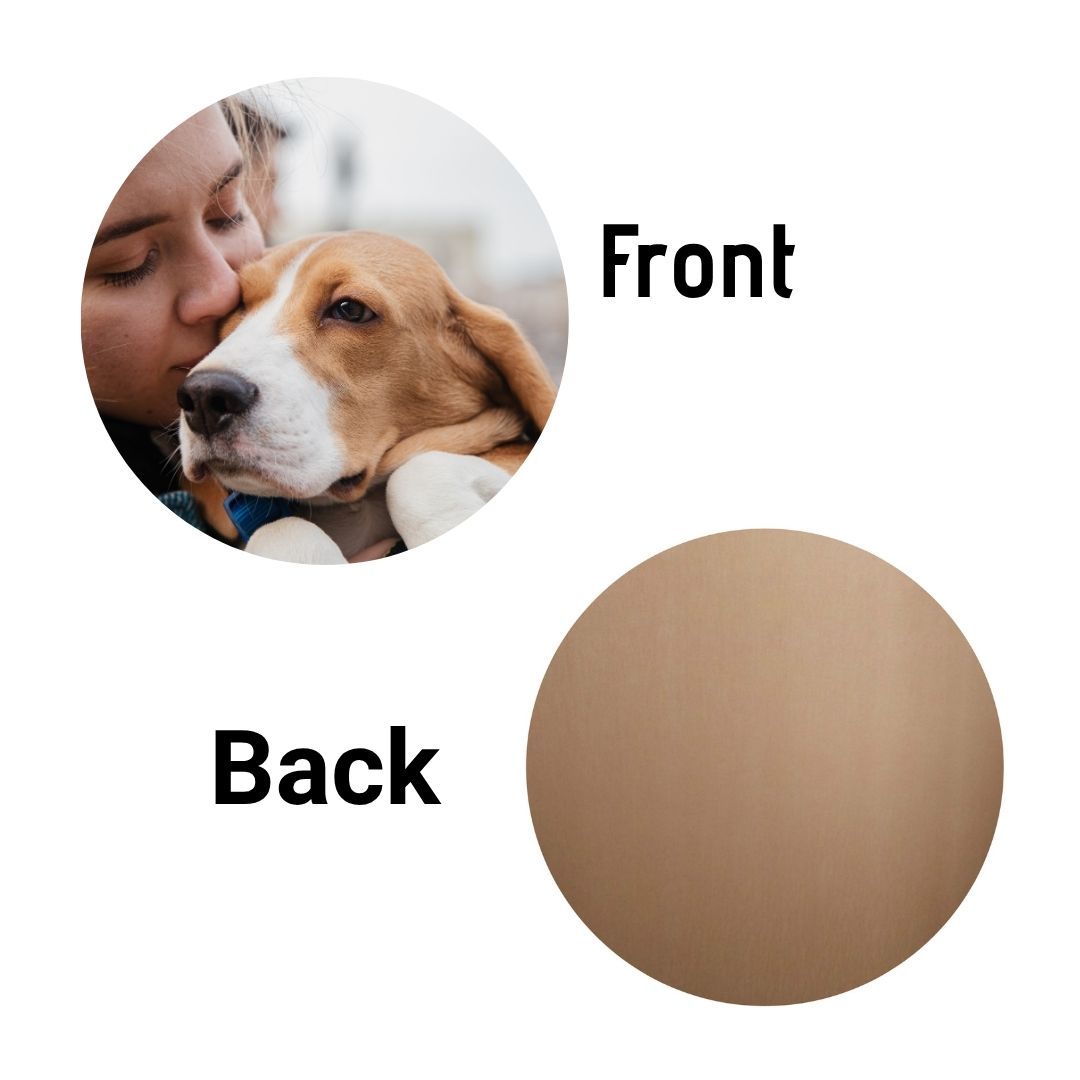 SCCIRCLE004 - Extra Large Printed Rigid Circle Board, Poster, Sign Cardboard Cut Out Height 96cm