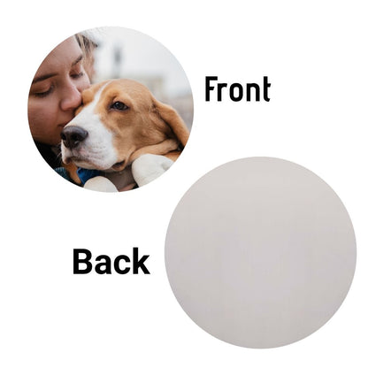 SCCIRCOR2 - Medium Printed Rigid Circle Correx Board, Poster, Sign Cardboard Cut Out Height 58cm