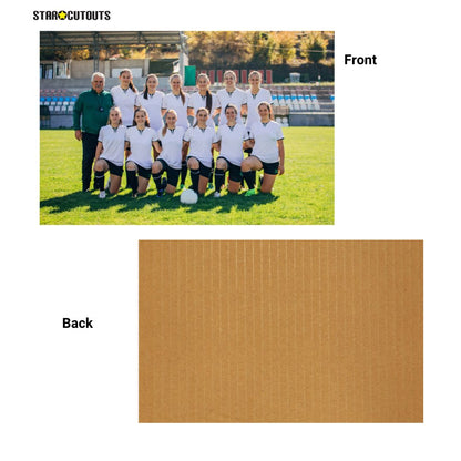 SCCORREX002 - A2 Medium Printed Rigid Rectangle Board on Correx -  Poster, Sign Cardboard Cut Out Height 59.4cm