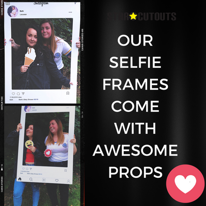 SF001 Selfie Frame Facebook Frame & Props Height 79.5 cm