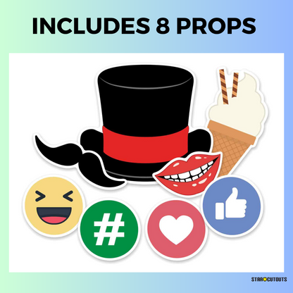 SF001 Selfie Frame Facebook Frame & Props Height 79.5 cm