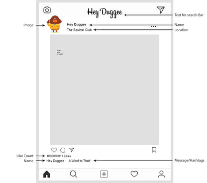 SF002 Selfie Frame Instagram Frame & Props Height 79.5 cm