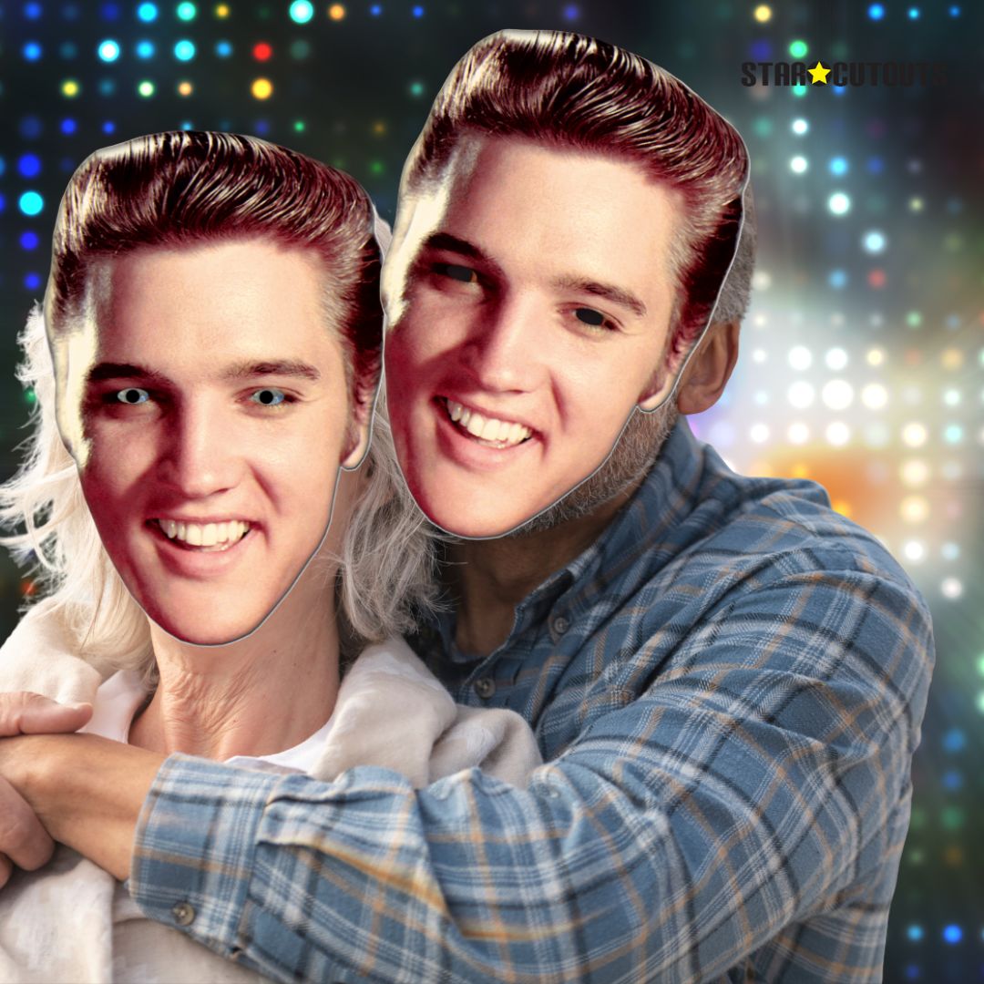 SMP20 Elvis Presley - Elvis Presley Six Pack Cardboard Face Masks With Tabs and Elastic