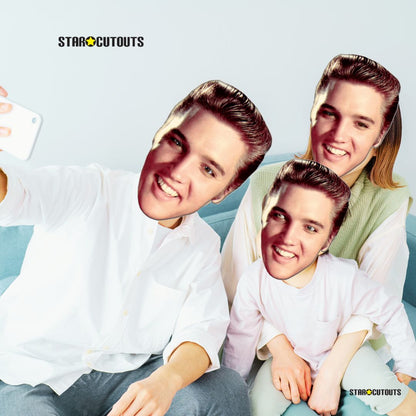 SMP20 Elvis Presley - Elvis Presley Six Pack Cardboard Face Masks With Tabs and Elastic