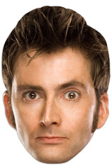 SM128 The Tenth Doctor David Tennant Doctor Who Single Face Mask