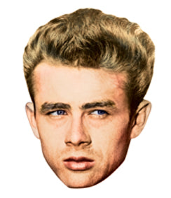SMP241 James Dean Hollywood & Music Six Pack Cardboard Face Masks With Tabs and Elastic