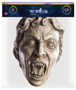SMP110 Weeping Angel  Doctor Who Six Pack Cardboard Face Masks With Tabs and Elastic