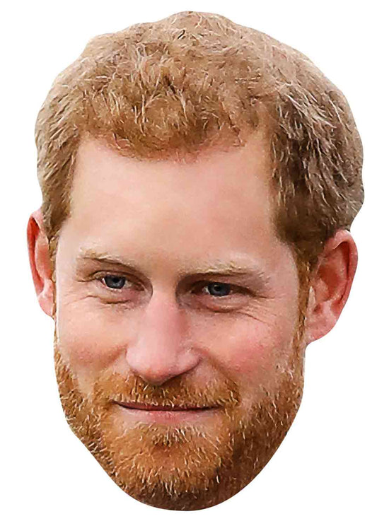 SM268 Prince Harry Beard British Royal Family Single Face Mask