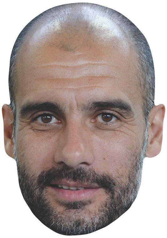 SM278 Pep Guardiola Footballer Single Face Mask