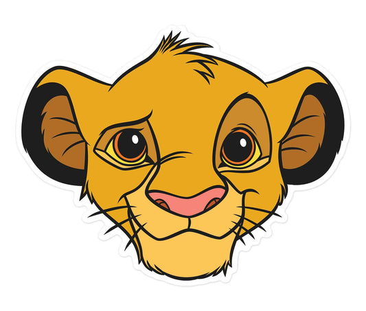 SM376 Simba The Lion King Single Face Mask