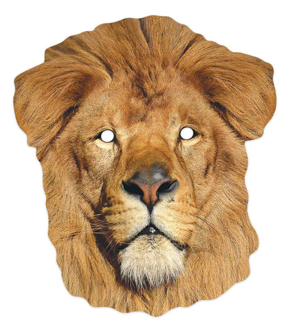 SM386 Lion Animal Single Face Mask