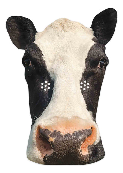 SM394 Cow Animal Single Face Mask