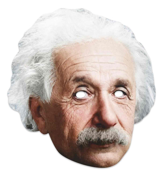 SM416 Albert Einstein Genius Star Party Single Face Mask