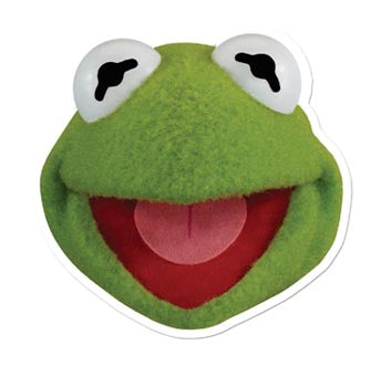 SM42 Kermit Muppets Single Face Mask