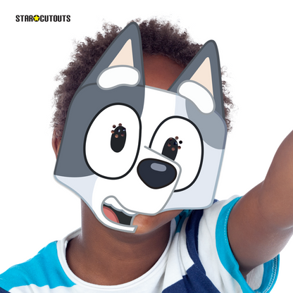 SMP502 Six Pack Masks Bluey Family - Bluey, Chilli, Bandit, Muffin, Bingo and Socks