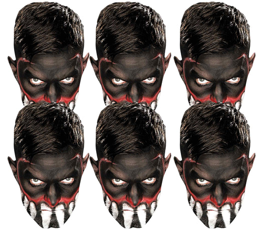 SMP417 Finn Balor  WWE WWE Six Pack Cardboard Face Masks With Tabs and Elastic