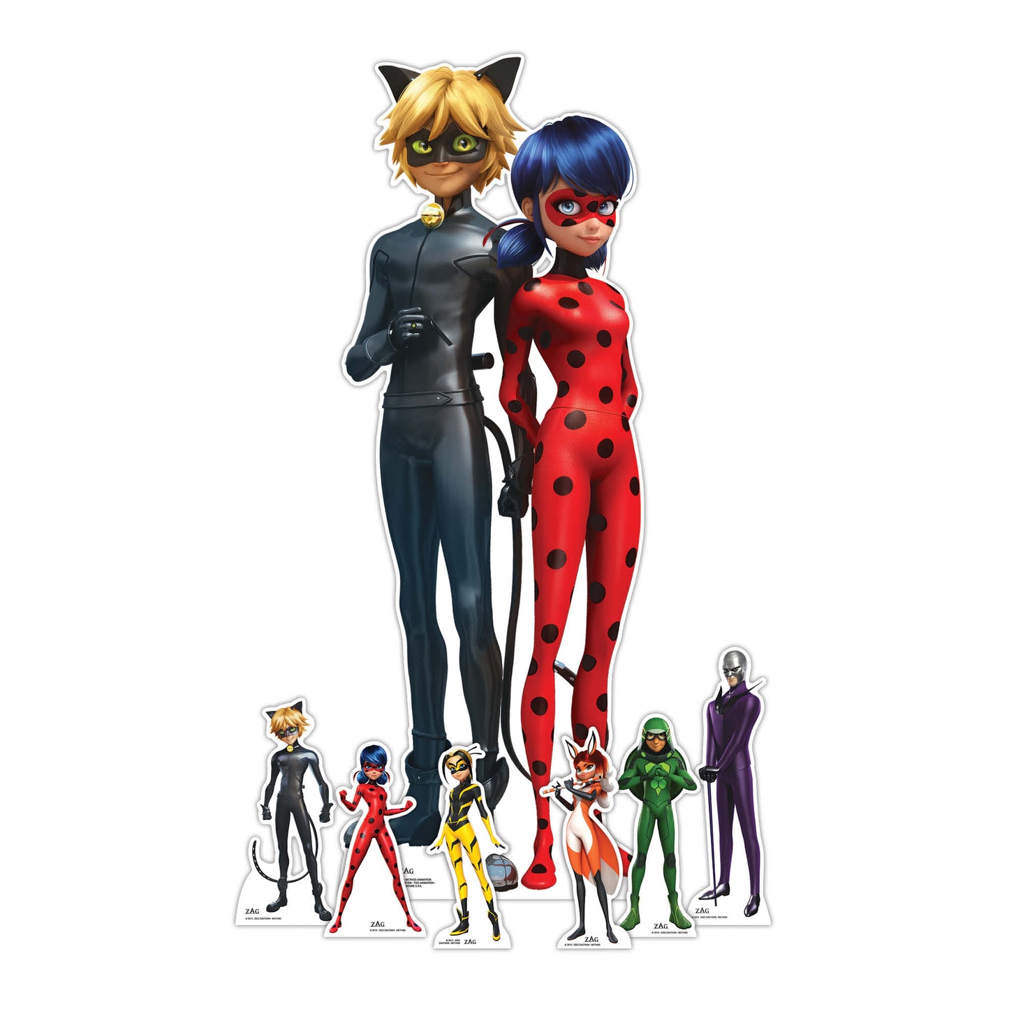 SP016 Miraculous Party Pack Cardboard Cut Out Height 135cm