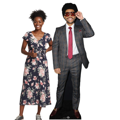 CS987 The Weeknd Height 183cm Lifesize Cardboard Cutout With Mini