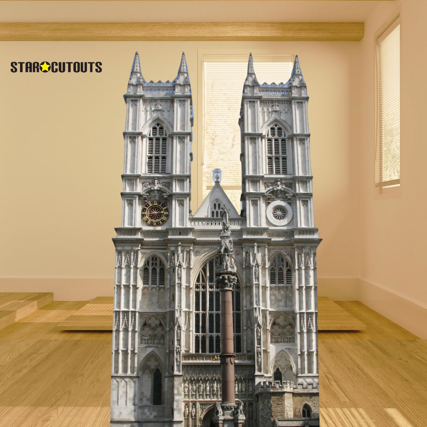 SC316 Westminster Abbey Cardboard Cut Out Height 175cm