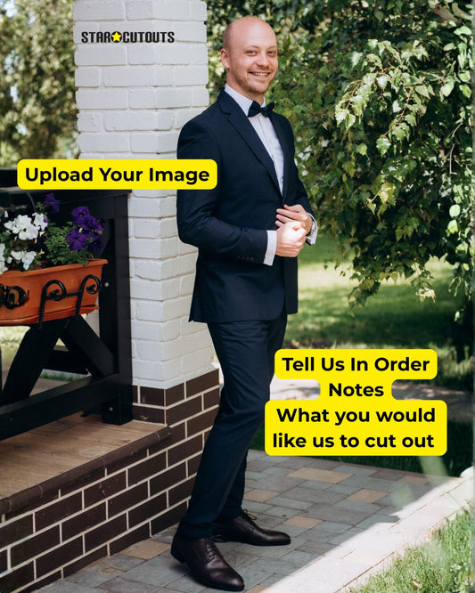 SCCUST1 Custom Cardboard Cut Out Standard  Maximum Height 6ft 4in