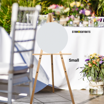 Circle Signs Plain - Choose Colour, Size & Material