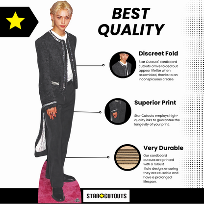 CS1128 Felix Lee Height 172cm Cardboard Cutout with Mini