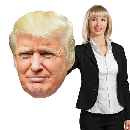 GH001 Donald Trump Giant Head Cardboard Cut Out Height 74cm