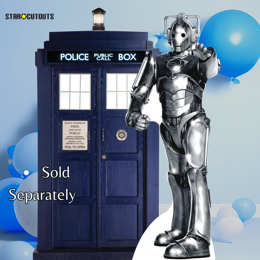 SC010 Cyberman Cardboard Cut Out Height 191cm