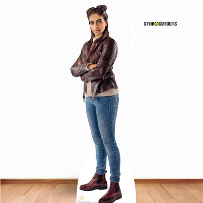 SC1198 Mandip Gill Yasmin Lifesize   Doctor Who Cardboard Cut Out Height 165cm