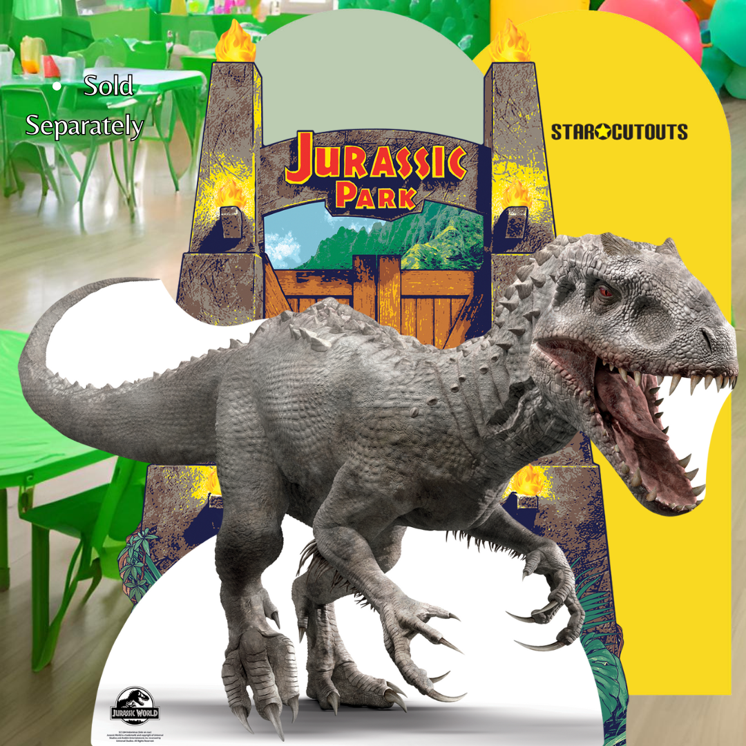 SC1284 Official Jurassic World Indominus Rex Dinosaur (side view) Cardboard Cut Out Height 92cm