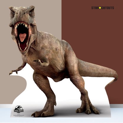 SC1285 Official Jurassic World T-Rex Tyrannosaurus Rex Dinosaur Cardboard Cut Out Height 100cm