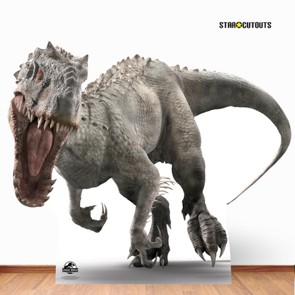 SC1295 Indominus (Face on roar) Jurassic World Dinosaur Cardboard Cut Out Height 118cm