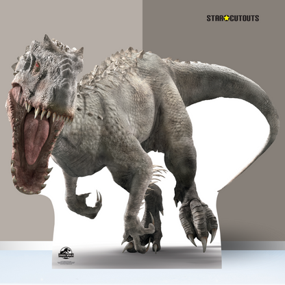 SC1295 Indominus (Face on roar) Jurassic World Dinosaur Cardboard Cut Out Height 118cm