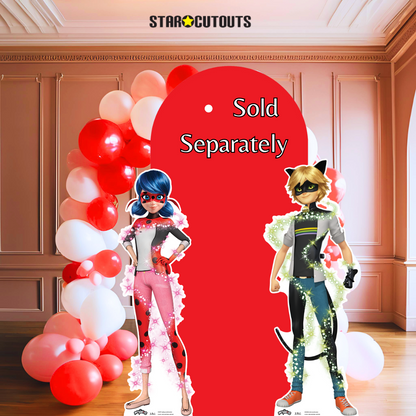 SC4227 Ladybug Transformation Star Mini Cardboard Cut Out Height 88cm